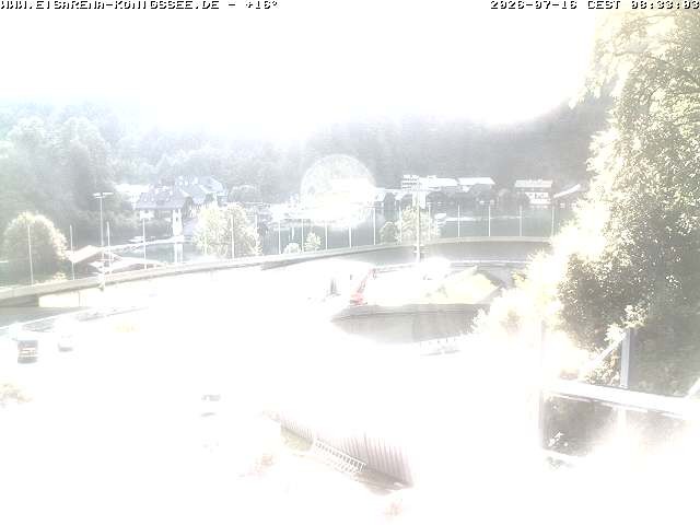 Archived image Webcam Bobsled run Koenigssee