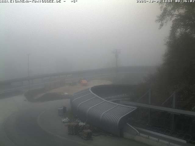 Archiv Foto Webcam Bobbahn mit Blickrichtung Königssee