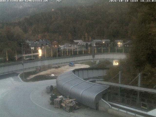 Archiv Foto Webcam Bobbahn mit Blickrichtung Königssee