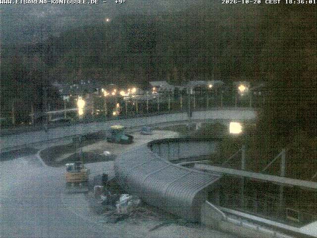 Archiv Foto Webcam Bobbahn mit Blickrichtung Königssee