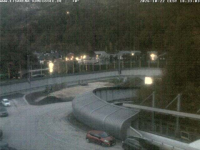 Archiv Foto Webcam Bobbahn mit Blickrichtung Königssee