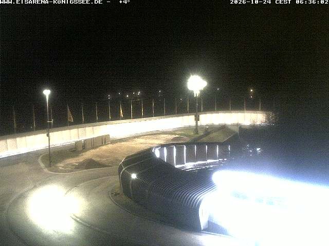 Archiv Foto Webcam Bobbahn mit Blickrichtung Königssee