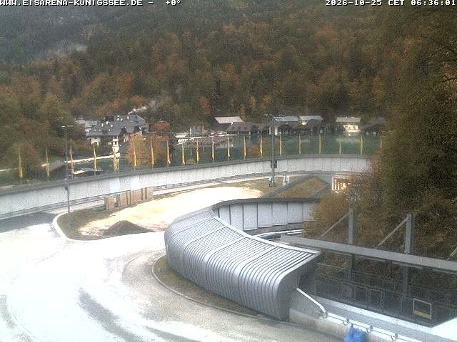 Archiv Foto Webcam Bobbahn mit Blickrichtung Königssee