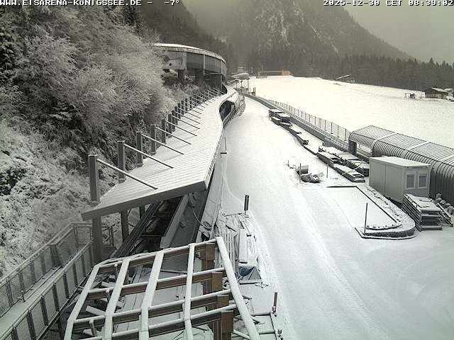 Archiv Foto Webcam Westblick Bobbahn Königssee