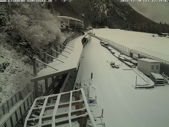 Archiv Foto Webcam Westblick Bobbahn Königssee