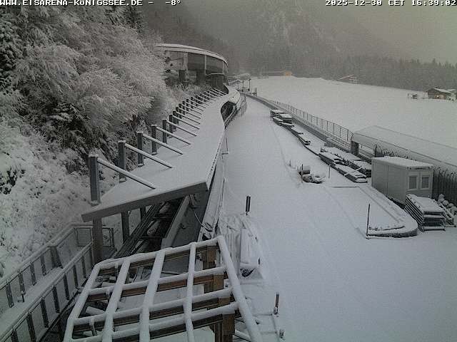 Archiv Foto Webcam Westblick Bobbahn Königssee