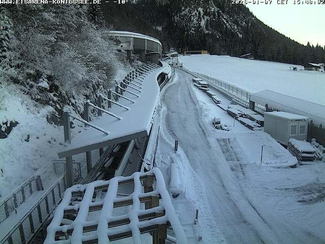 Archiv Foto Webcam Westblick Bobbahn Königssee