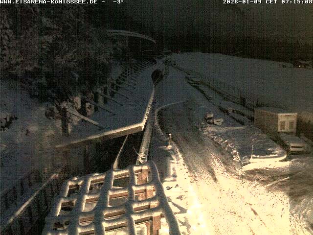 Archived image Webcam West view bob run Koenigsee