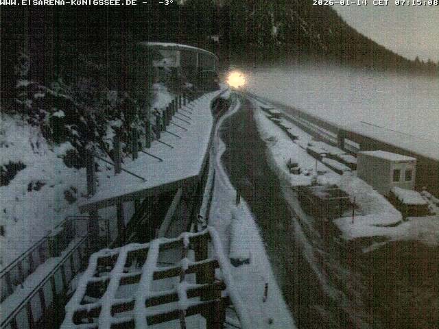 Archived image Webcam West view bob run Koenigsee