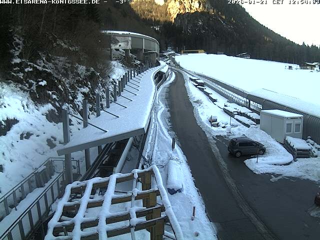 Archived image Webcam West view bob run Koenigsee