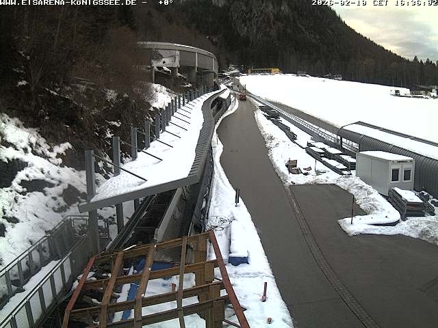 Archiv Foto Webcam Westblick Bobbahn Königssee