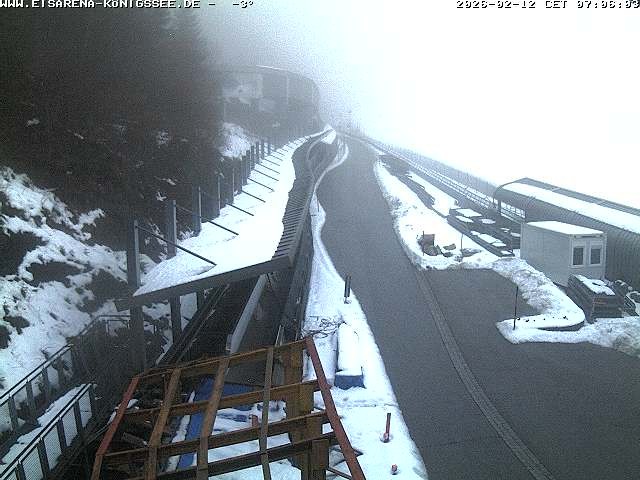 Archiv Foto Webcam Westblick Bobbahn Königssee