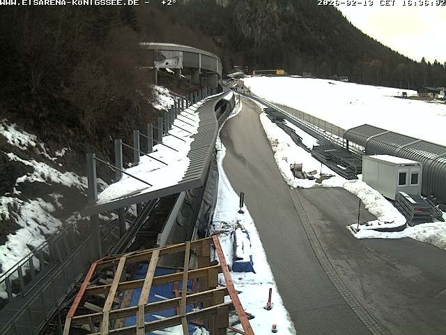 Archiv Foto Webcam Westblick Bobbahn Königssee