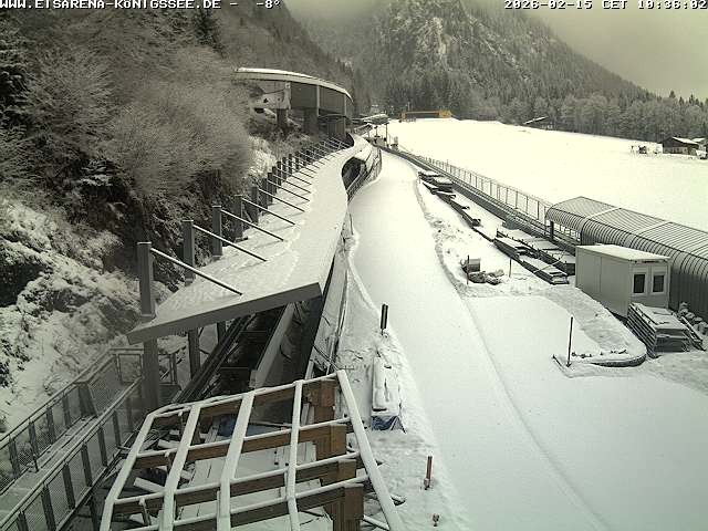 Archiv Foto Webcam Westblick Bobbahn Königssee