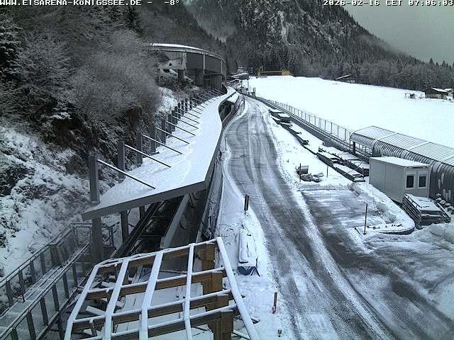Archiv Foto Webcam Westblick Bobbahn Königssee