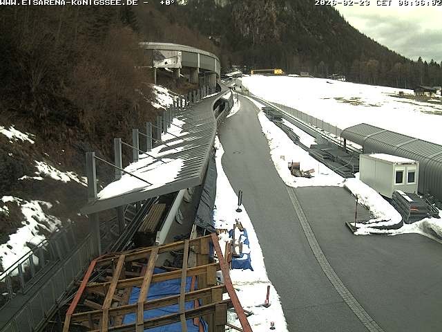 Archived image Webcam West view bob run Koenigsee