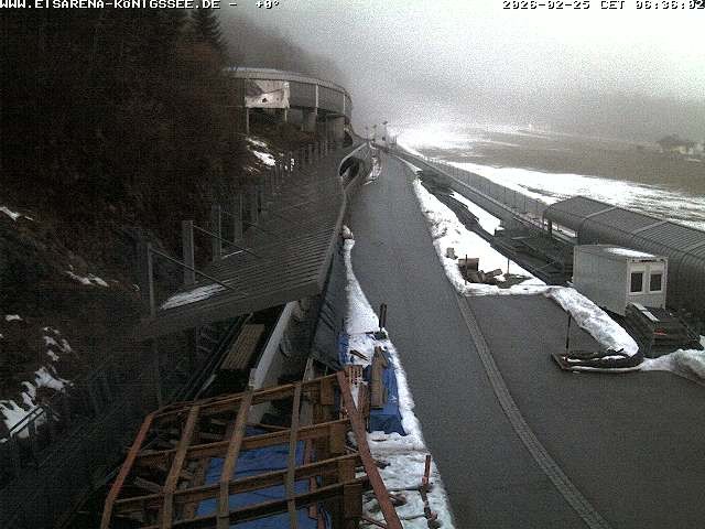 Archived image Webcam West view bob run Koenigsee