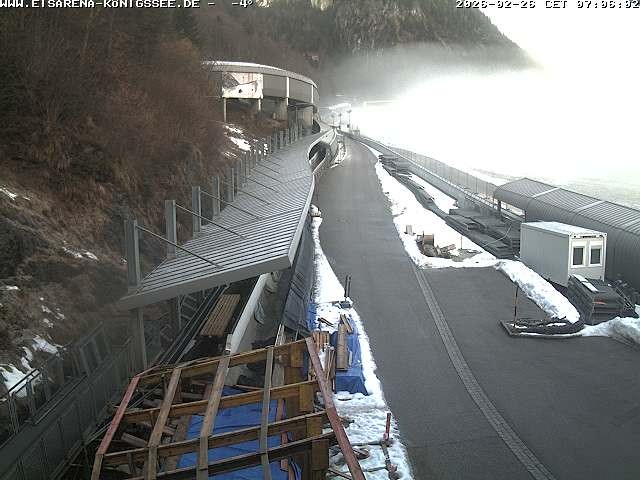 Archiv Foto Webcam Westblick Bobbahn Königssee