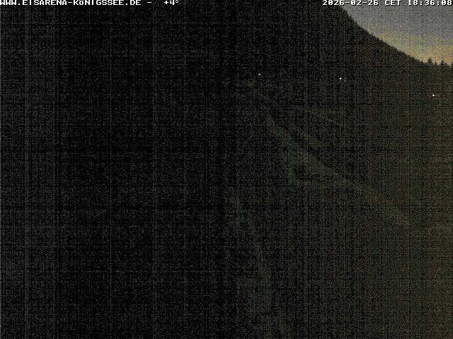 Archiv Foto Webcam Westblick Bobbahn Königssee