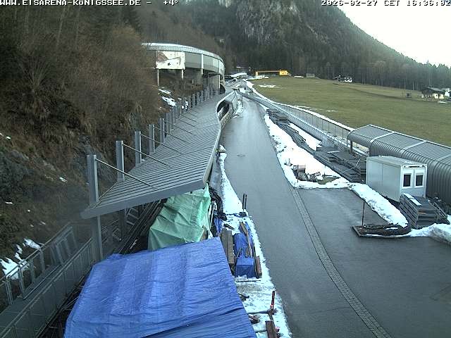 Archiv Foto Webcam Westblick Bobbahn Königssee