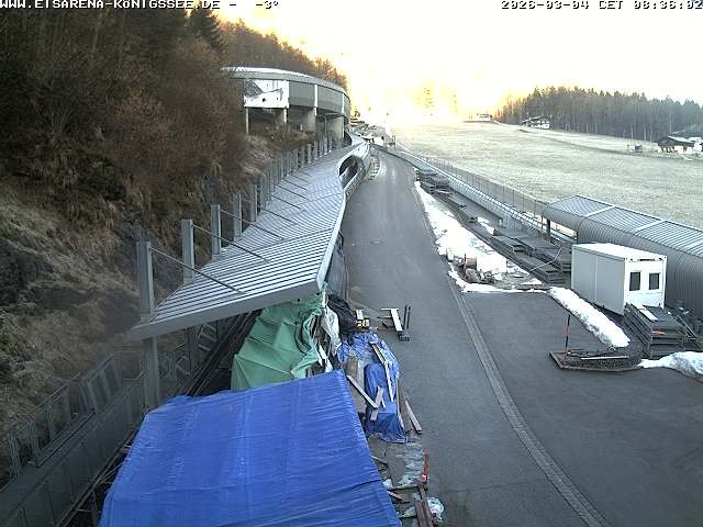 Archived image Webcam West view bob run Koenigsee