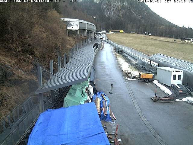 Archiv Foto Webcam Westblick Bobbahn Königssee