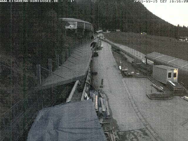 Archiv Foto Webcam Westblick Bobbahn Königssee
