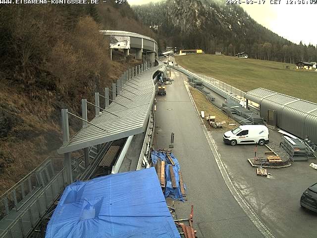 Archiv Foto Webcam Westblick Bobbahn Königssee