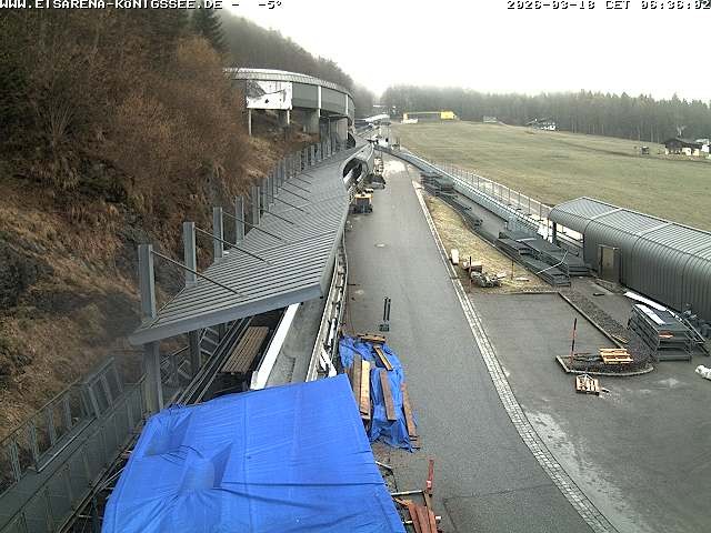 Archiv Foto Webcam Westblick Bobbahn Königssee