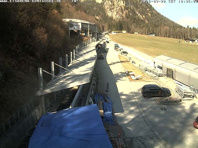Archiv Foto Webcam Westblick Bobbahn Königssee