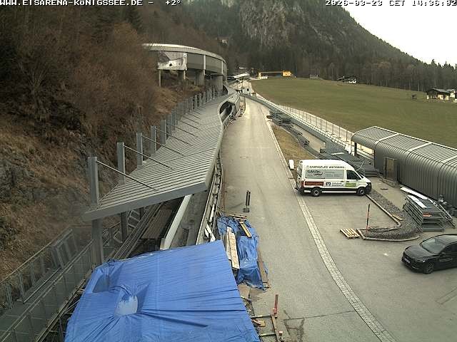 Archived image Webcam West view bob run Koenigsee