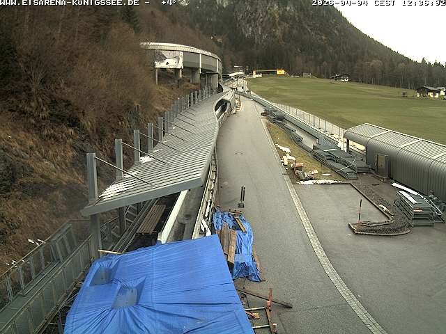 Archiv Foto Webcam Westblick Bobbahn Königssee