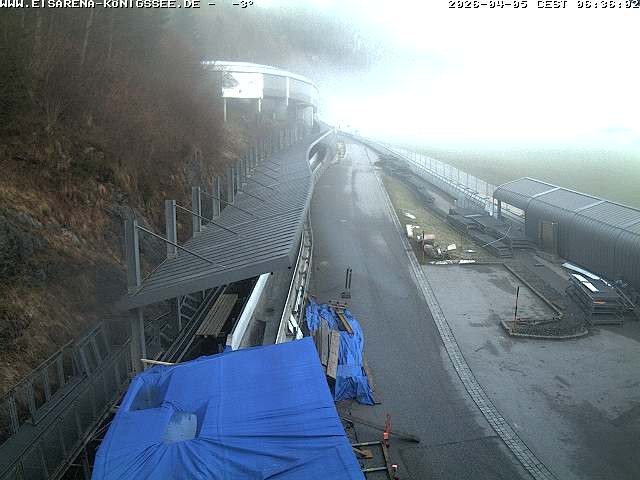 Archived image Webcam West view bob run Koenigsee