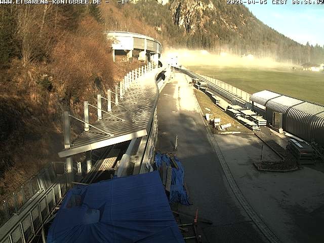 Archived image Webcam West view bob run Koenigsee