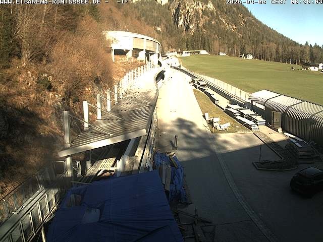 Archived image Webcam West view bob run Koenigsee