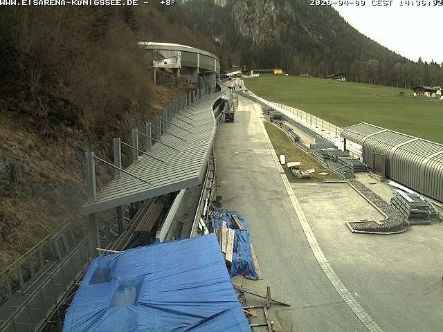 Archiv Foto Webcam Westblick Bobbahn Königssee