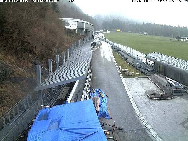Archiv Foto Webcam Westblick Bobbahn Königssee