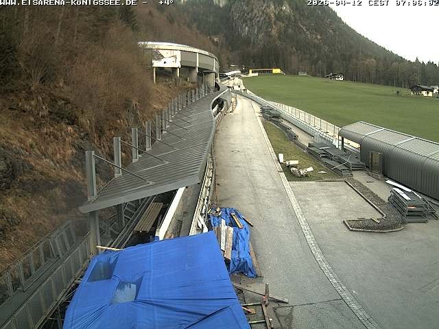 Archived image Webcam West view bob run Koenigsee