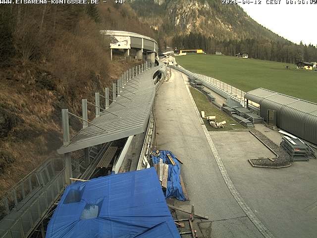 Archived image Webcam West view bob run Koenigsee