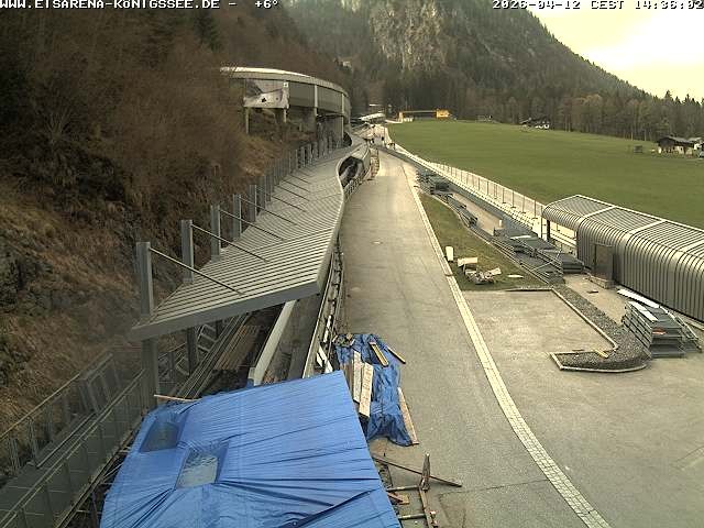 Archived image Webcam West view bob run Koenigsee