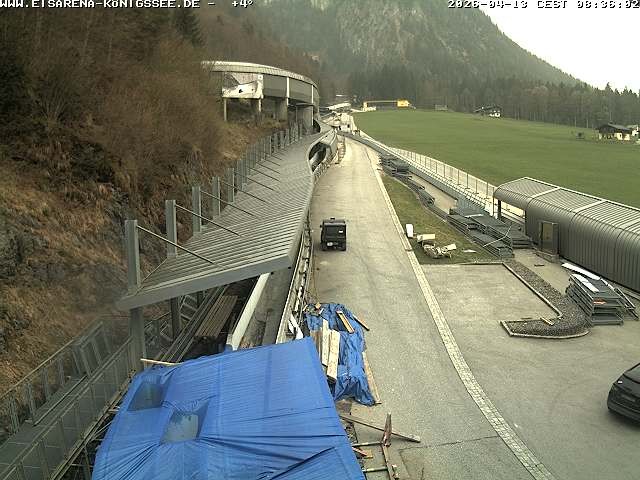 Archived image Webcam West view bob run Koenigsee