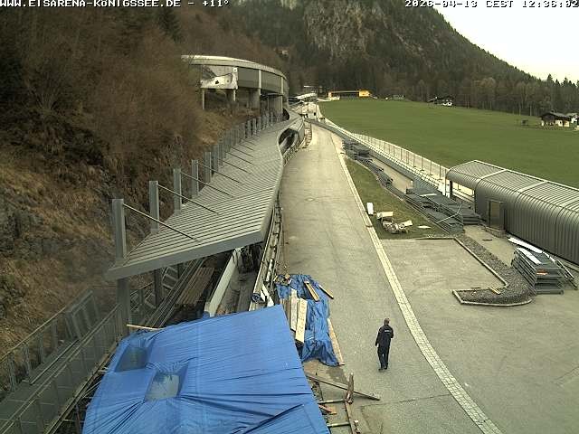 Archiv Foto Webcam Westblick Bobbahn Königssee