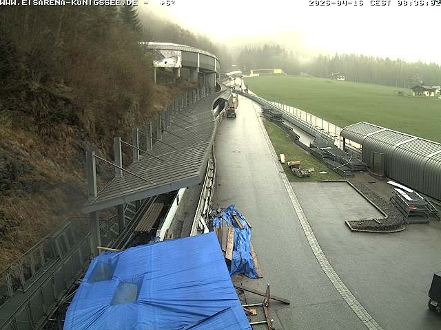 Archiv Foto Webcam Westblick Bobbahn Königssee