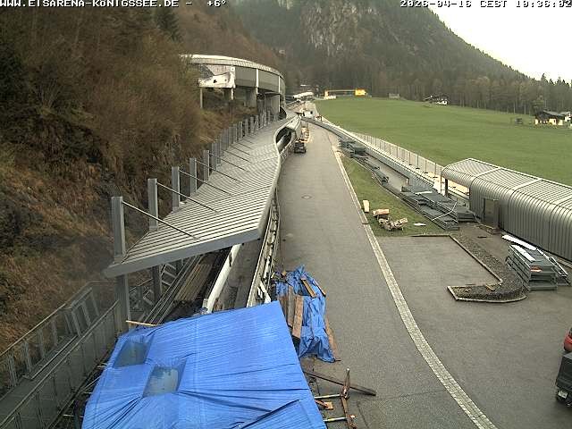 Archiv Foto Webcam Westblick Bobbahn Königssee