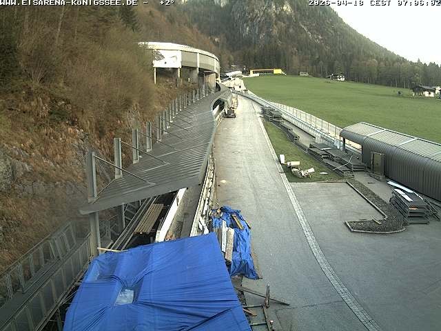 Archiv Foto Webcam Westblick Bobbahn Königssee