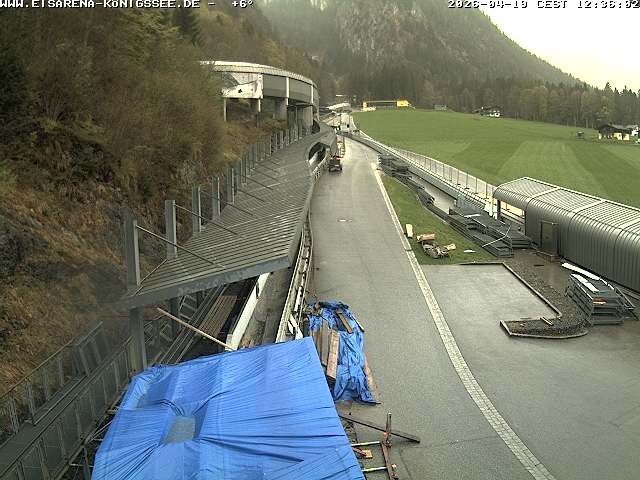 Archived image Webcam West view bob run Koenigsee