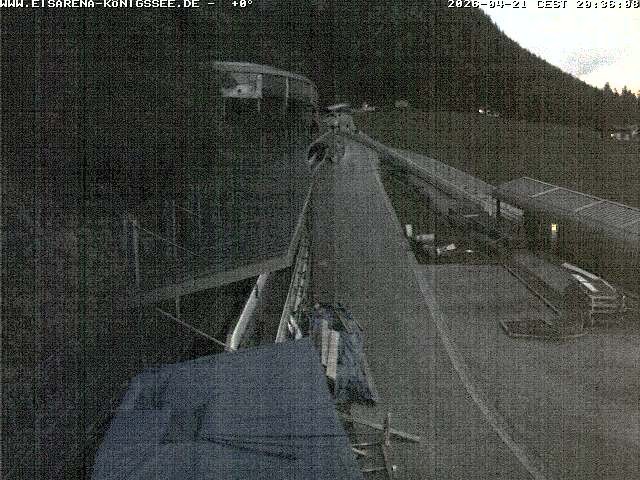 Archiv Foto Webcam Westblick Bobbahn Königssee
