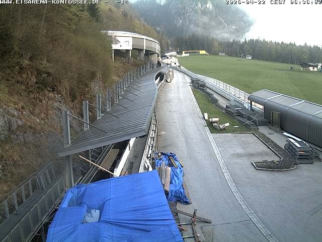 Archived image Webcam West view bob run Koenigsee