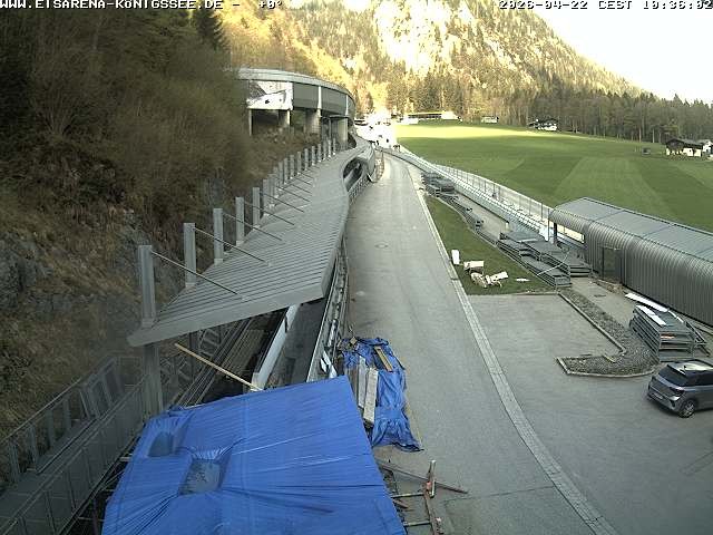 Archived image Webcam West view bob run Koenigsee