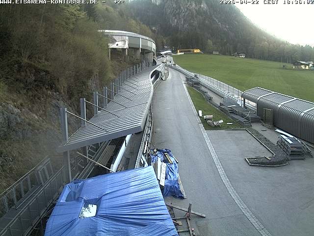 Archived image Webcam West view bob run Koenigsee